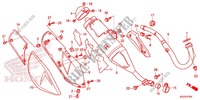 SMORZATORE SCARICO(2) per Honda CRF 250 M RED 2014