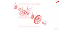 ALBERO BILANCIATORE per Honda CRF 250 M RED 2015