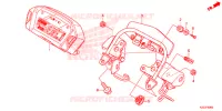 INDICATORE COMBINAZIONE per Honda CRF 250 M RED 2015