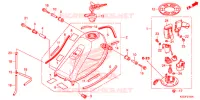SERBATOIO COMBUSTIBILE per Honda CRF 250 M RED 2015