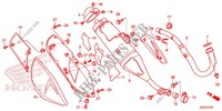 SMORZATORE SCARICO(2) per Honda CRF 250 M ROSSO 2014