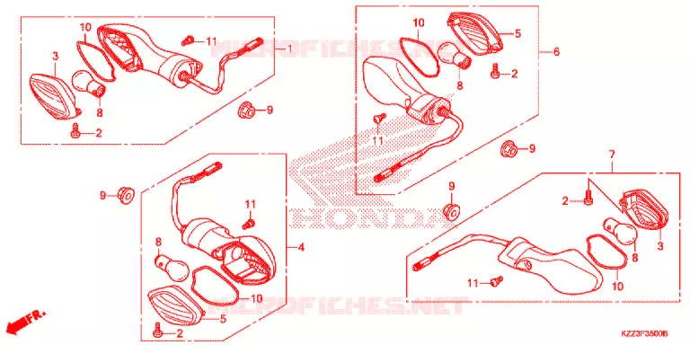 FRECCIA(2) Honda MOTO 250 CRF 2015  CRF250MF