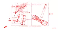 AMMORTIZZATORE DI STERZO per Honda CRF 450 R 2013