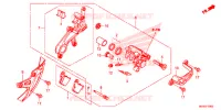 CALIBRO FRENO POSTERIORE per Honda CRF 450 R 2013