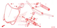 CONDOTTO MANIGLIA/PONTE SOPRA (2) per Honda CRF 450 R 2013
