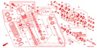 CUSCINO POSTERIORE(2) per Honda CRF 450 R 2013