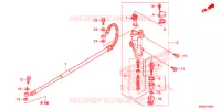 MAESTRO FRENO POSTERIORE CILINDRO per Honda CRF 450 R 2013