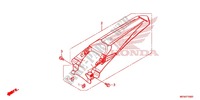 PARAFANGO POSTERIORE per Honda CRF 450 R 2013