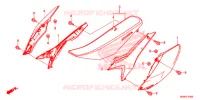 SEDILE/COPERTURA LATO per Honda CRF 450 R 2013