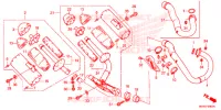SMORZATORE SCARICO(2) per Honda CRF 450 R 2013