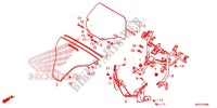 MANIGLIA STERZO/MANIGLIA COPERCHIO/WIND SCREEN per Honda CTX 700 ABS 2014