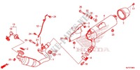 SMORZATORE SCARICO(2) per Honda CTX 700 ABS 2014