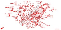 CORPO TELAIO per Honda CTX 700 DUAL CLUTCH 2014