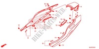 SEDILE/RIPARO POSTERIORE per Honda CTX 700 N DUAL CLUTCH ABS 2014