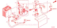 BATTERIA per Honda STORM 125 DISCO DELANTERO 4AG 2012