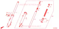 FORCELLA ANTERIORE per Honda STORM 125 DISCO DELANTERO 4AG 2012