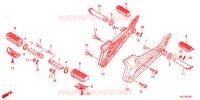 PEDANA per Honda STORM 125 DISCO DELANTERO 4AG 2012