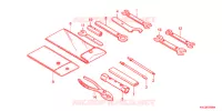 UTENSILI/SCATOLA BATTERIA per Honda STORM 125 DISCO DELANTERO 4AG 2012
