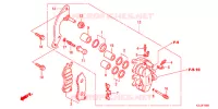 CALIBRO FRENO ANTERIORE per Honda VISION 110 2014