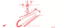 CATENA CAMMA/TENSIONE per Honda VISION 110 2014