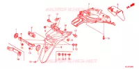 PARAFANGO POSTERIORE per Honda VISION 110 2014