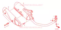 SMORZATORE SCARICO(2) per Honda VISION 110 2014