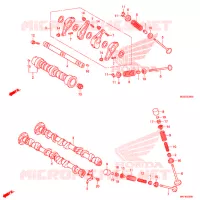 ALBERO A CAMME/VALVOLA per Honda NC 700 ABS DCT 35KW 2013