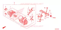 CORPO VALVOLA IMMISSIONE per Honda NC 700 ABS DCT 35KW 2013