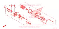 MOTORE AVVIAMENTO per Honda NC 700 ABS DCT 35KW 2013