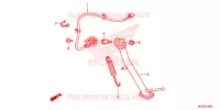 POSTEGGIO LATERALE per Honda NC 700 ABS DCT 35KW 2013