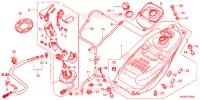 SERBATOIO CARBURANTE  per Honda NC 700 ABS DCT 35KW 2013