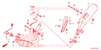 SMORZATORE SCARICO(2) per Honda NC 700 ABS DCT 35KW 2013