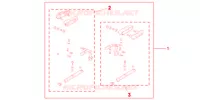 SUPPORTO BORSE per Honda NC 700 ABS DCT 35KW 2013