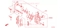 CALIBRO FRENO ANTERIORE per Honda VISION 110 2015