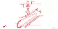 CATENA CAMMA/TENSIONE per Honda VISION 110 2015