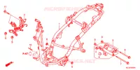 CORPO TELAIO per Honda VISION 110 2015