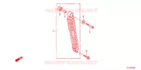 CUSCINO POSTERIORE(2) per Honda VISION 110 2015
