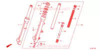 FORCELLA ANTERIORE per Honda VISION 110 2015