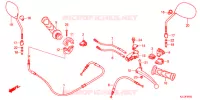 LEVA MANIGLIA/INTERRUTTORE/CAVO(1) per Honda VISION 110 2015