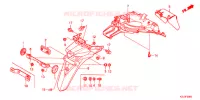 PARAFANGO POSTERIORE per Honda VISION 110 2015