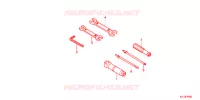 UTENSILI/SCATOLA BATTERIA per Honda VISION 110 2015
