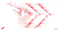 ALBERO A CAMME/VALVOLA per Honda FORZA 300 2014
