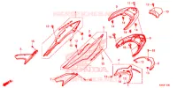 CARENE POSTERIORE per Honda FORZA 300 2014