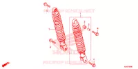 CUSCINO POSTERIORE(2) per Honda FORZA 300 2014