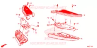 CUSCINO POSTERIORE/ GRADINO SEDILE DI TANDEM per Honda FORZA 300 2014
