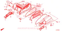 COPERTURA ANTERIORE/FILTRO ARIA per Honda FORZA 300 ABS 2017