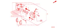 CALIBRO FRENO POSTERIORE per Honda FORZA 300 ABS 2017