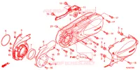 COPERTURA CASSA MANOVELLA/ GENERATORE(2) per Honda FORZA 300 ABS 2017