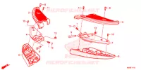 CUSCINO POSTERIORE/ GRADINO SEDILE DI TANDEM per Honda FORZA 300 ABS 2017