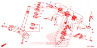 FORK TEE   INTERRUTTORE A CHIAVE (E/ED/F/MA) per Honda FORZA 300 ABS 2017